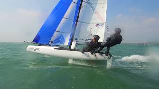 Nacra 15 Sailing  Sailing Chandlery sponsored sailors [upl. by Nolyarg]