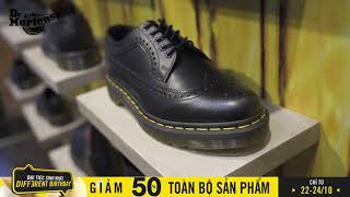 Không gian mua sắm giày Dr Martens  Giảm 50 mừng sinh nhật thứ 32 của HOANG PHUC International [upl. by Joete161]