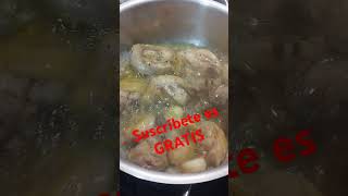 Pollo al ajillo de Carla 🤤🤤🤤🤤🤤pollo shortvideo youtubeshorts food ytshorts viralvideos viral [upl. by Whiteley]