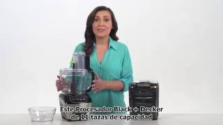 Procesador de Alimentos para cortar en Cubos BlackDecker [upl. by Ardith]