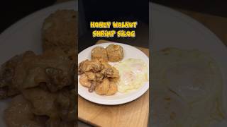 Would you eat Honey Walnut Shrimp Silog cookingasmr foodfusion [upl. by Arod119]