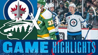 Minnesota Wild vs Winnipeg Jets  Game Highlights [upl. by Marb]