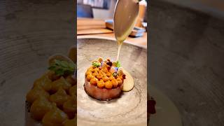 Langoustine tartare 👨‍🍳davidtavernier food finechefs seafood recipe [upl. by Dahcir]