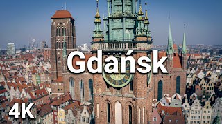 4K Drone Footage of Gdansk Poland [upl. by Nrubua840]