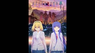 彩音 ｢Analogy」Higurashi Sotsu Op PVs Cut Version  Lyrics and Translate [upl. by Hanauq]