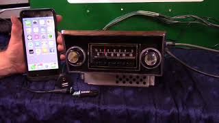 1972 Ford F100 truck original AMFM radio [upl. by Evvie]