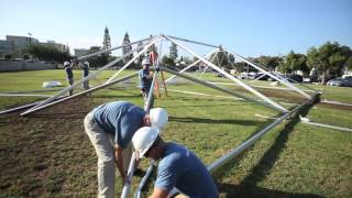 Jumbotrac®  Engineered Slide Track Frame Tent System [upl. by Nosyla113]