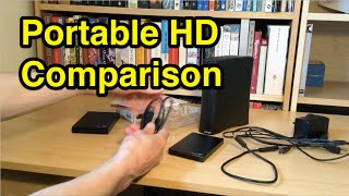 Seagate Portable Hard Drive Comparison Extension V Backup Plus Slim 1TB HD [upl. by Isnan]