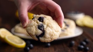 Lemon Blueberry Cookies Recipe [upl. by Akieluz676]