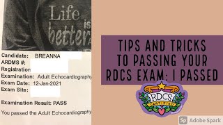 Life of a cardiovascular sonography studentTips and Tricks to Passing Your RDCS Exam [upl. by Ellimahs637]