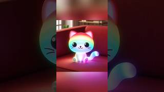 Kucing berubah jadi lampu Hias warna warni cat funny kucing [upl. by Eilegna616]