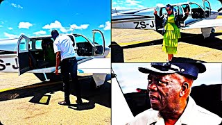 WINNIE MASHABA SHOWS OFF JET RIDE WHILE VISITING SOLLY MOHOLOS FAMILY AFTER HIS PASSING [upl. by Gnous]