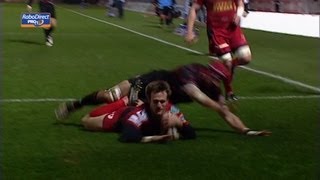 Scarlets v Edinburgh 1st Half Highlights 01 March 2013 [upl. by Enwad]