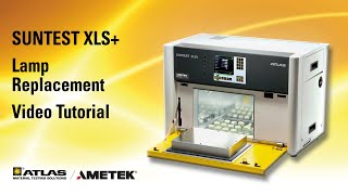 Video Tutorial SUNTEST XLS Lamp Replacement [upl. by Naved]