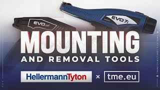 Be An Expert on Zip Ties – HellermannTyton Mounting And Removal Tools [upl. by Maxwell]