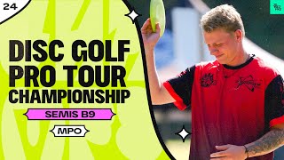 2024 Disc Golf Pro Tour Championship  MPO R3B9  Wysocki Buhr Robinson Robinson  JomezPro [upl. by Viridi]