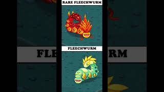 Rare Fleechwurm and common Fleechwurm Wublins  My Singing Monsters [upl. by Huttan]