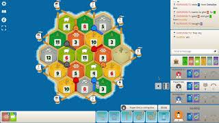 Top Ranked Catan Player  How Will I Get Ore [upl. by Yadahs934]