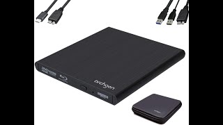 Archgon Stream UHD Lecteur Externe 4KUltra HD BD graveur BluRay BDXL pour PC USB 30 USBC [upl. by Ettevram402]