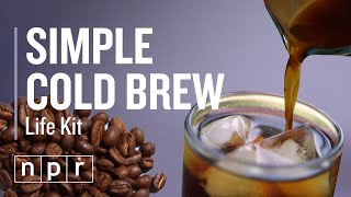 HOW TO ICED COFFEE AT HOME COLD BREW RECIPE [upl. by Cypro524]