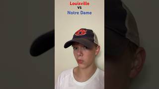 Louisville vs Notre Dame Game Prediction collegefootballfootballsports [upl. by Nnayllek]