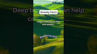 Deep breathing can help calm anxiety😰 facts anxiety shorts [upl. by Euginom138]