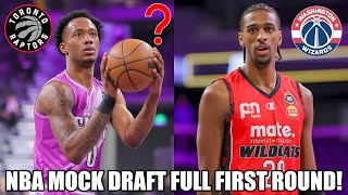 2024 NBA Mock Draft 30 Full First Round Analysis For Each Pick [upl. by Ysabel]