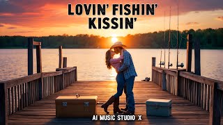 “Lovin’ Fishin’ Kissin’” by AI Music Studio X  Music Song Original Country Love Fishing Kiss [upl. by Eseerahs]