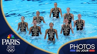 Artistic swimming splash longawaited medals and a hug from Snoop Paris Olympics Photos du Jour [upl. by Paugh]