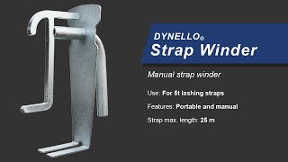 DYNELLO® Strap Winder  Up to 25 meter straps  Handheld and portable [upl. by Zaid372]