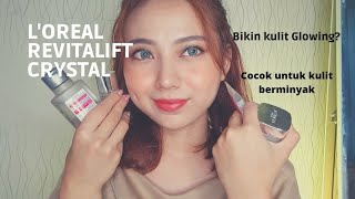 loreal revitalift crystal gel cream essence toner micellar water [upl. by Ealasaid]