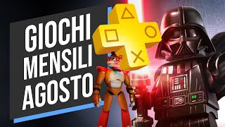 PLAYSTATION PLUS i GIOCHI MENSILI di AGOSTO 2024 [upl. by Downe]