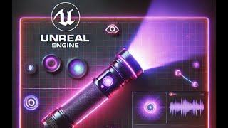 Ultraviolet Flashlight Effect in Unreal Engine  Glowing Icons Tutorial [upl. by Adaynek5]