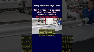 How to repair a massage chair airbag that doesnt inflate [upl. by Austreng231]