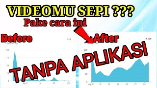 Cara mudah video kita banyak yang nonton di youtube 2020  auto viewers naik [upl. by Anirbac]