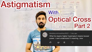 Optical cross and Astigmatism  Rule of thumb [upl. by Leboff881]