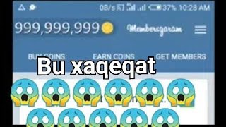 MEMBERSGRAMGA KUNIGA 50K COIN YIGʻISH 2QISM [upl. by Bowe]