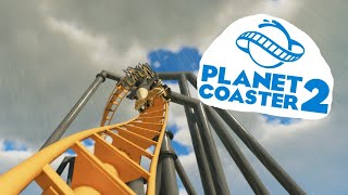 Building the NEW rollercoasters in PLANET COASTER 2 [upl. by Adlay]