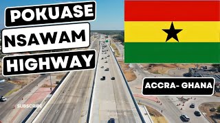 Ghanas 8lane PokuasetoNsawam Road Dualization Project is progressing accra ghananextlevelgh [upl. by Nahtam]