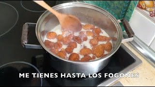 COMO HACER HUEVECILLOS O REPAPALOS DE LECHE Tipico postre EXTREMEÑO [upl. by Annaerb]