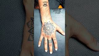 Mandala Tattoo tattoo chopda mandalaart shortvideo shorts tattoodesigns trending jalgaon [upl. by Plantagenet738]