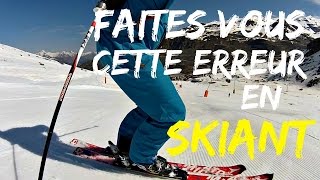 Comment bien skier  ÉVITER 1 ERREUR fréquente en ski  LA FENTE  AVEC et SANS [upl. by Asiram140]