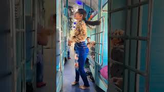 kaka movie dekche suye 😂😂😂 viral dance publicreactiondance trend trainvideo [upl. by Virgina]