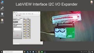 LabVIEW Interface I2C IO Expander [upl. by Pellegrini720]