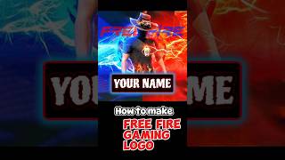 How to create Free Fire gaming logo [upl. by Aihtennek446]