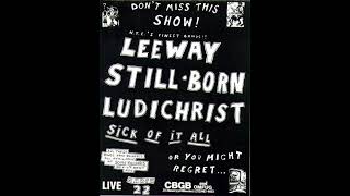 Leeway US Live  CBGBs NYC March 22nd 1987 Killer metallic NYHC [upl. by Kalli]