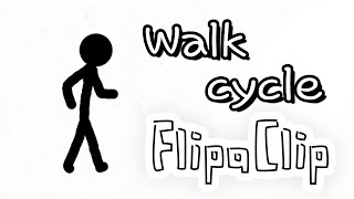 How to animate a walk cycle on FlipaClip [upl. by Quill]