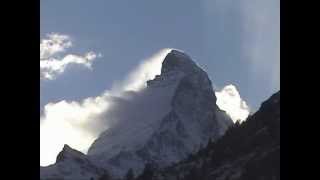 Matterhorn and train ride up to Gornergrat Hotel [upl. by Tuddor]