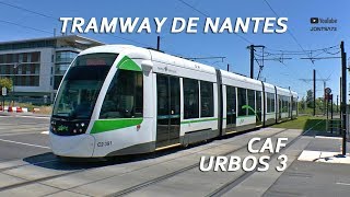 Nantes Tramway CAF Urbos 3 Tram [upl. by Hairas]