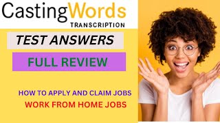 I PASSEDHow To PASS CastingWords Transcription TestCastingWords Review [upl. by Anileba736]